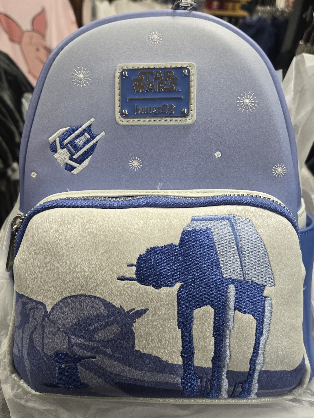 DisneyParks Loungefly Star Wars Hoth Echo Base AT-AT Mini Backpack NWT - Picture 6 of 7